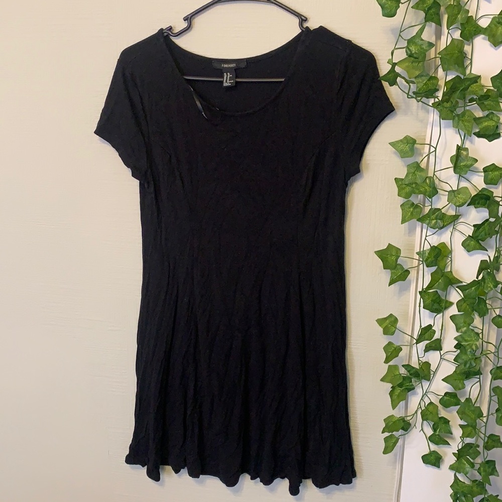 Black T-shirt Dress